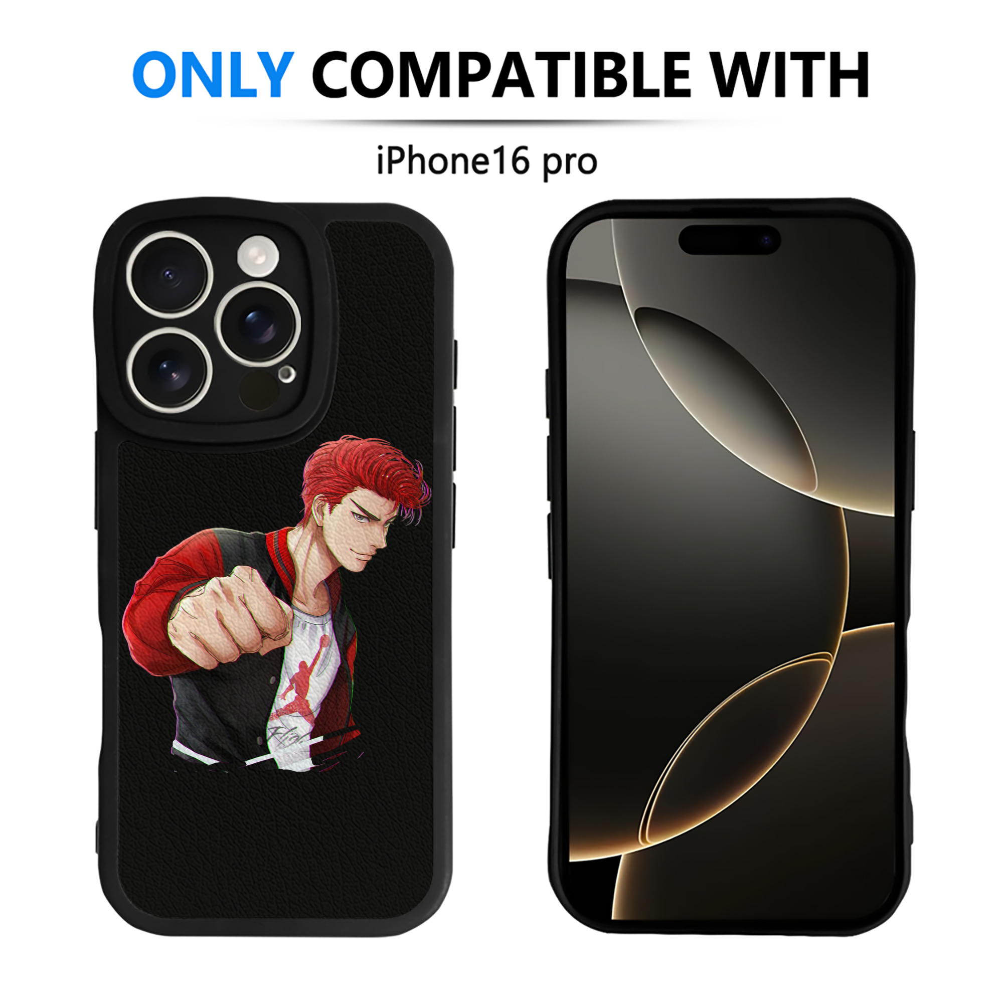 （画像用） SLAM DUNK／スラムダンク 【iPhone 16シリーズ対応】シリコンスマホケース（レザー調） 材質：シリコン